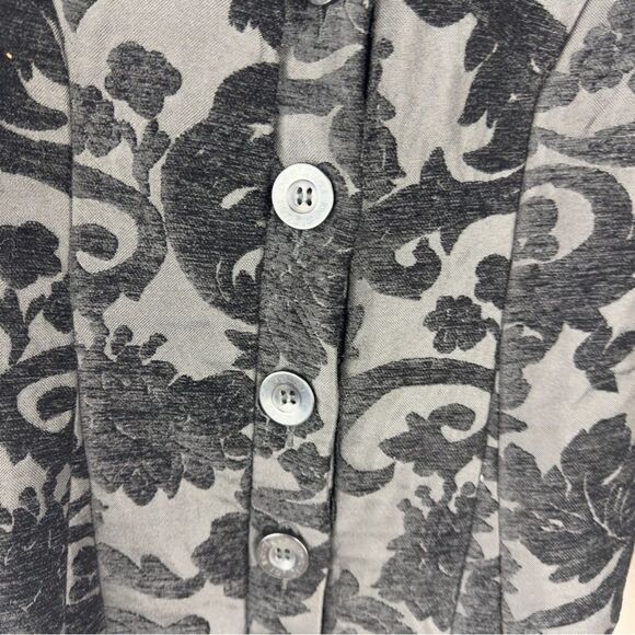 Desigual Mireia Baroque Floral Pattern Long Coat - Picture 3 of 9